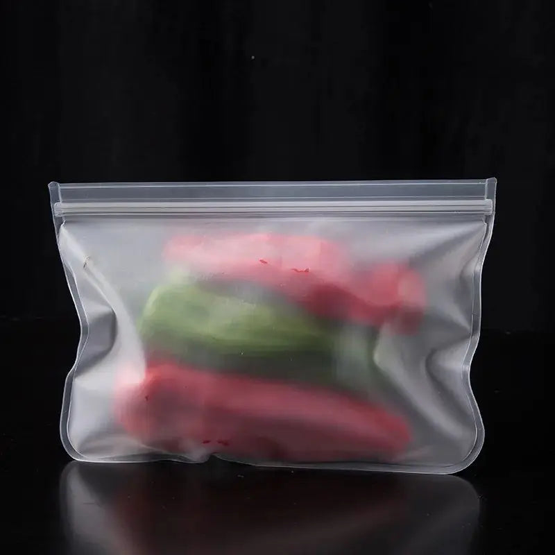 Reusable Silicone Food Storage Bags – Leakproof, Freezer Safe, and BPA-Free