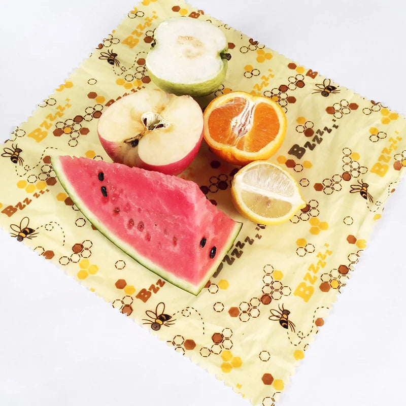 Reusable Organic Beeswax Food Wraps – Sustainable, Plastic-Free Food Storage